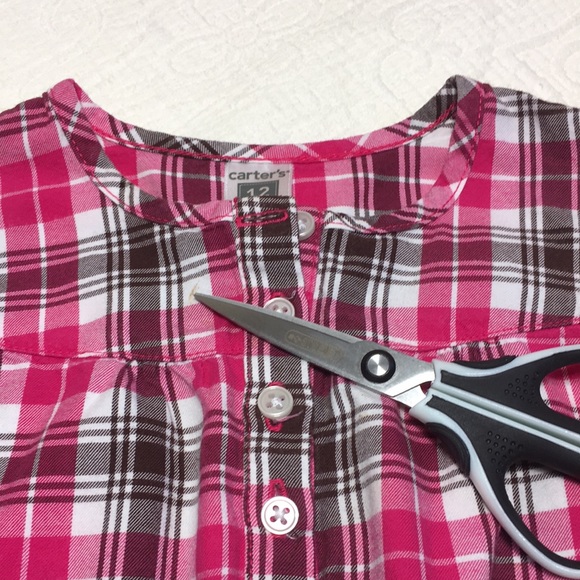 12m (6/$20) Plaid Flannel Dress by Carter’s - Picture 7 of 11